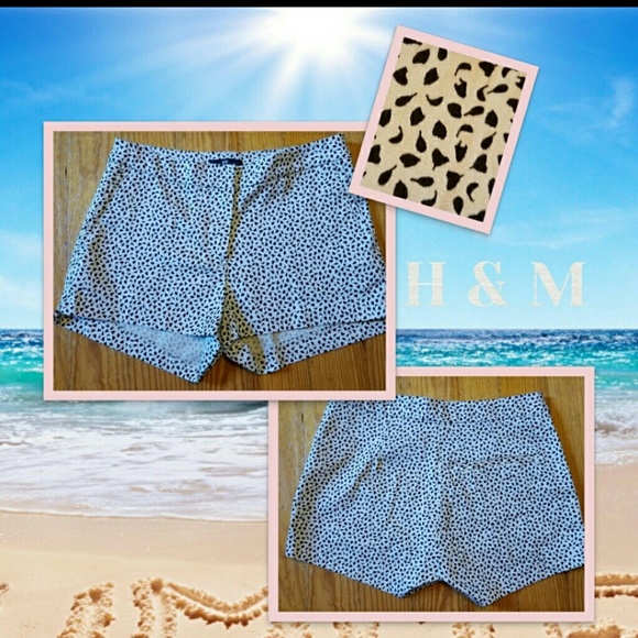 H&M Pants - Deleting Friday ! H & M Leaf  Shorts